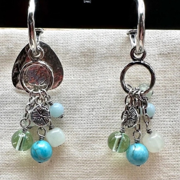 RARE & HTF Silpada Vintage
Sterling Silver Interchangeable Earrings
Wear 4 Ways! - Picture 5 of 6